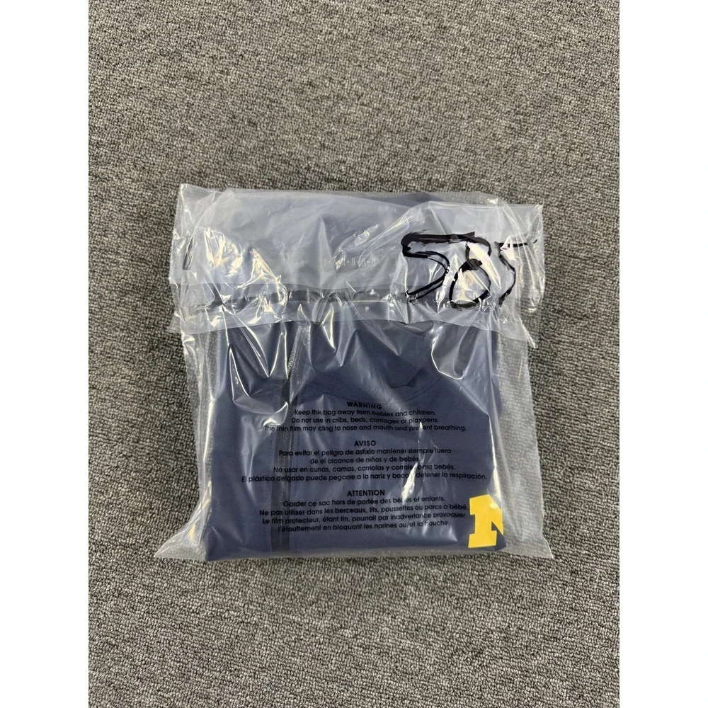 Michigan‎ Wolverines Vest Mens Small Blue NCAA Football Jordan Nike Shield